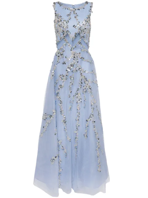 Saiid Kobeisy sequin-embellished tulle gown Blue RTWSS2446