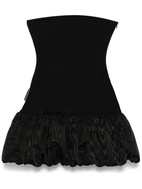 Marine Serre Moire mini dress Black WDR306ACWOV0001