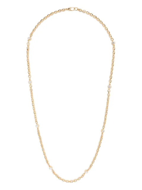 Lizzie Mandler Fine Jewelry 18kt yellow gold diamond necklace Gold N1700WD