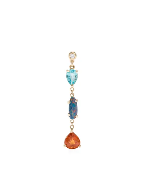 Jacquie Aiche 14kt yellow gold Sophia multi-stone earring Gold 2309091