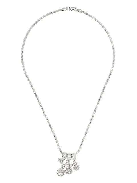 Roses Metals rose-pendants sterling-silver necklace Silver NECBRAI92516PENROS
