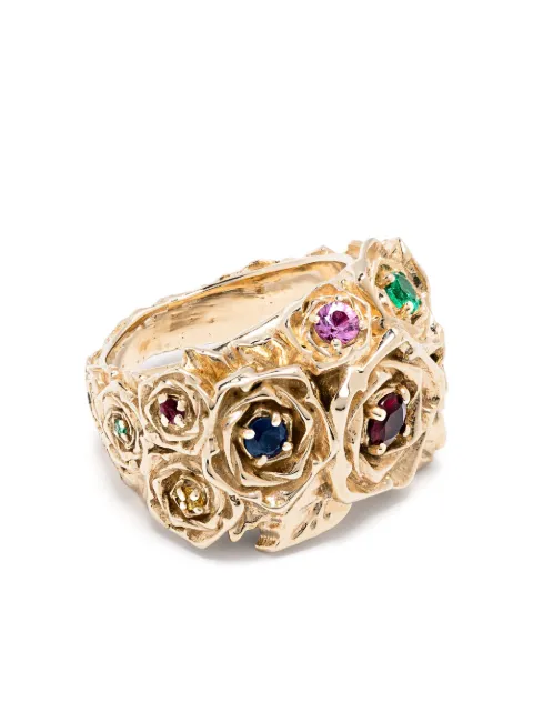 Roses Metals 14kt yellow gold Rose ring Gold RNGROSE14KY512