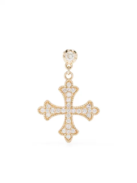 Jacquie Aiche 14kt yellow gold Sophia diamond earring Gold 2112021