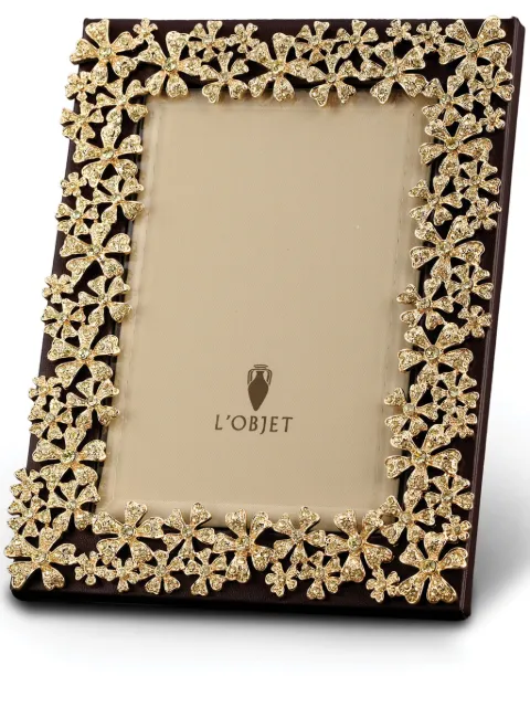 L'Objet Garland photo frame (13cm x 18cm) Brown F7001M