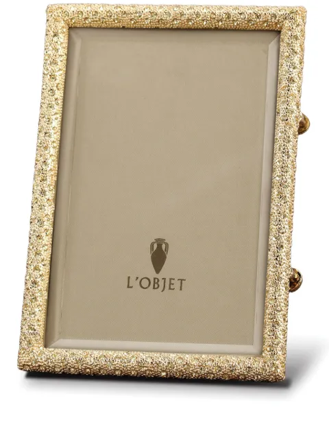 L'Objet Pavé frame (25cm x 20cm) Gold F6002L