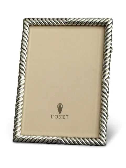 L'Objet Deco Twist photo frame (20cm x 25cm) Silver F3200L