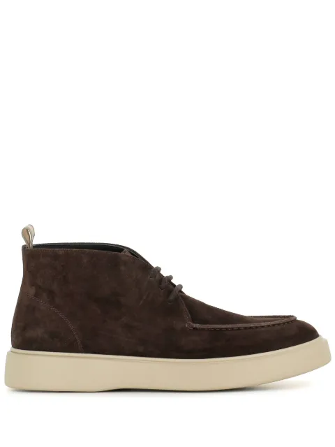 Officine Creative Frame 002 suede ankle boots Brown OCUFRAM002LIC36G110