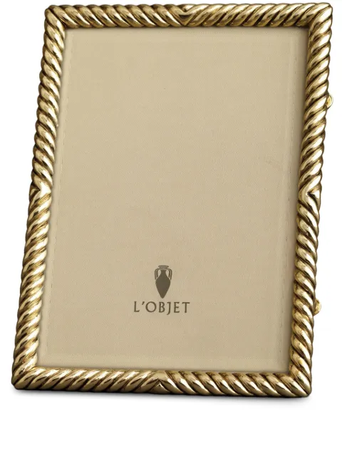 L'Objet Deco Twist photo frame (13cm x 18cm) Gold F3201M