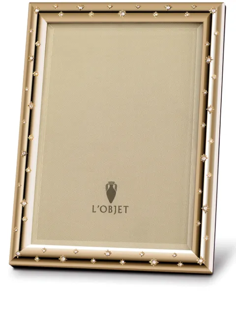L'Objet Stars photo frame (13cm x 18cm) Gold F5801M