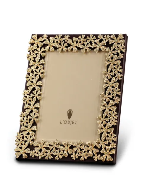 L'Objet Garland photo frame (10cm x 15cm) Brown F7001S