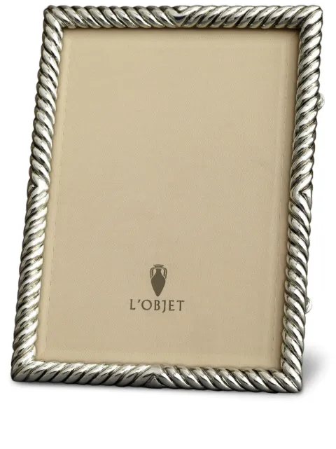 L'Objet Déco Twist rectangular photo frame Silver F3200S