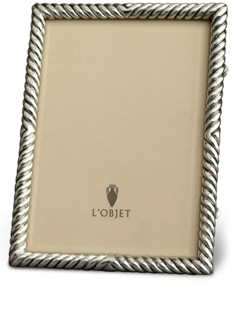 L'Objet Deco Twist photo frame (13cm x 18cm) Silver F3200M