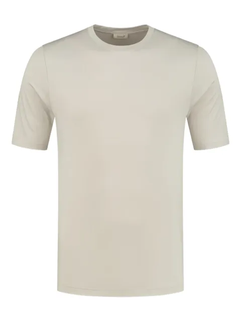 Doriani Cashmere round-neck T-shirt Neutrals 764MMJ11011
