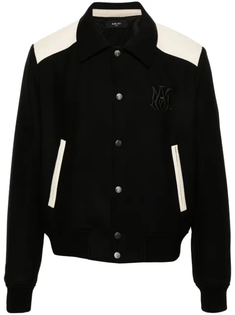 AMIRI Ma Band logo-embroidered jacket Black AMOUVY1006