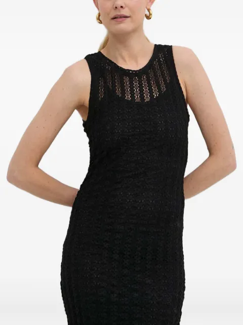 PINKO openwork midi dress Black 103193A1PY