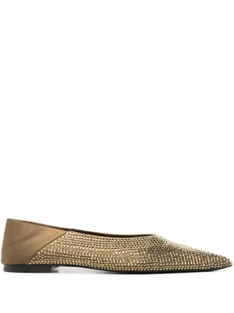 Saint Laurent Nour slippers Green 7869009QN0A