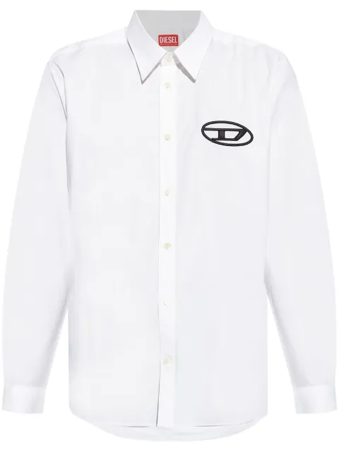 Diesel S-Simply-D cotton shirt White A146340PCAL