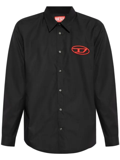Diesel S-Simply-D cotton shirt Black A146340PCAL