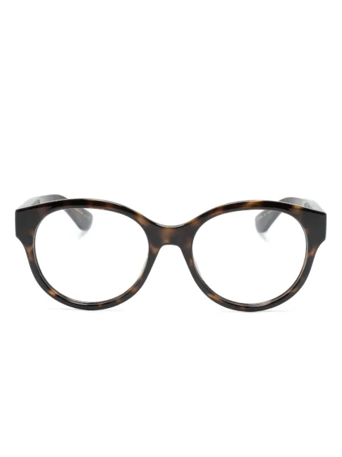 Gucci Eyewear round-frame glasses Brown GG1580O002