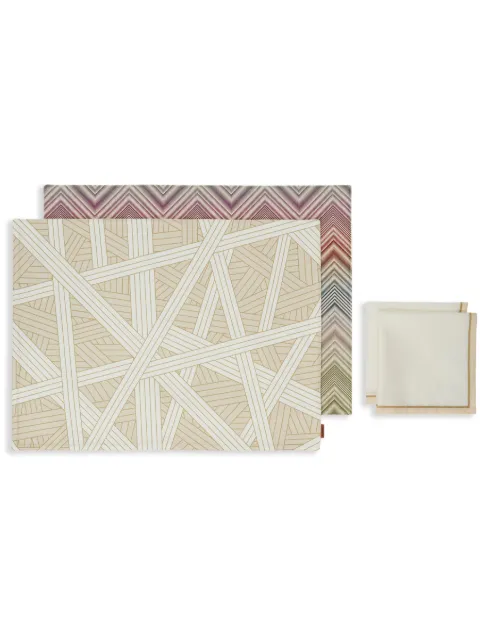 Missoni Home Marea placemat and Nastri napkin (set of two) Neutrals 1D4TV00503100