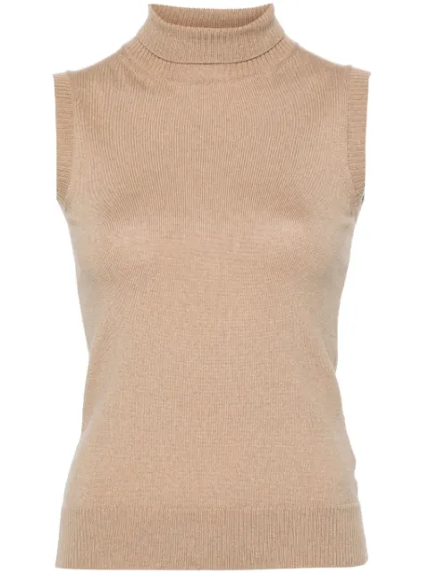 Sportmax Ardenza roll-neck vest Neutrals 2422366051600