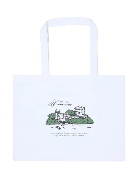 A.P.C. x JJJJound Hôtel tote bag White COGYXM61945