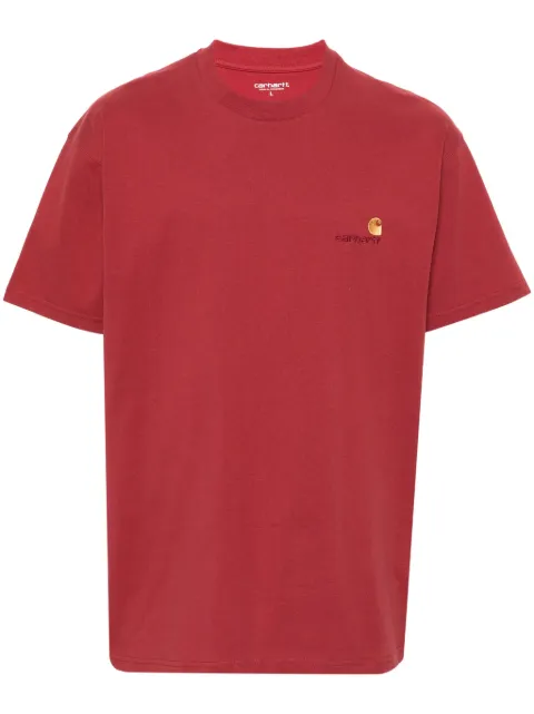 Carhartt WIP American Script organic cotton T-shirt Red I029956