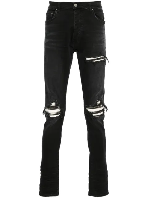 AMIRI MX1 ultrasuede jeans Black AMDNSY1055