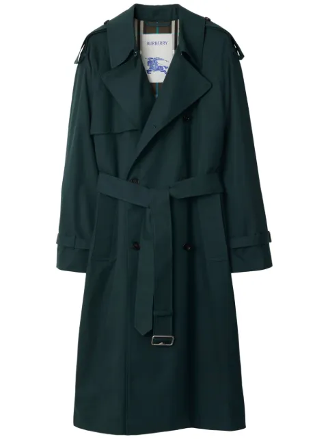Burberry double-breasted trench coat Green 8095305