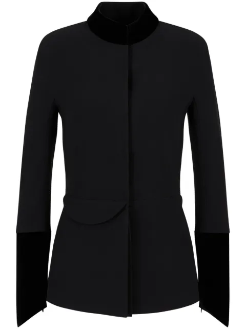 Giorgio Armani single-breasted jacket Black GW000151TE10071