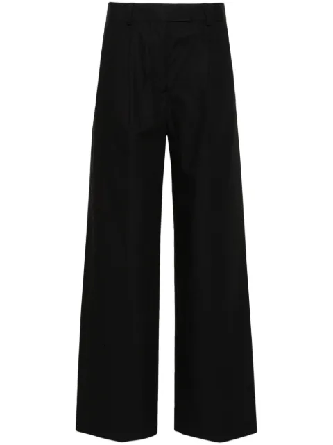 MODES GARMENTS poplin straight-leg trousers Black MGWPANTS3