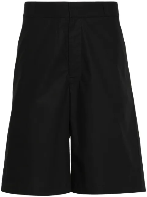MODES GARMENTS cotton straight-leg shorts Black MGMSHORTS1