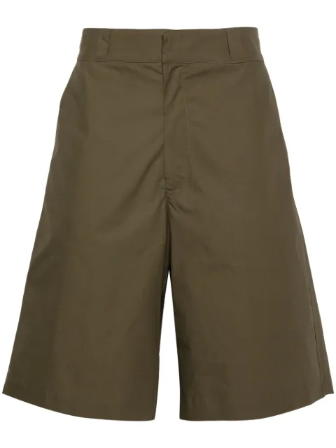 MODES GARMENTS poplin bermuda shorts Green MGMSHORTS1