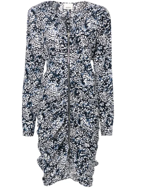 ISABEL MARANT Hermina midi dress Blue RO0572FAB3J03I