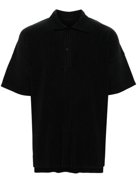 Homme Plissé Issey Miyake MC May polo shirt Black HP46JM121