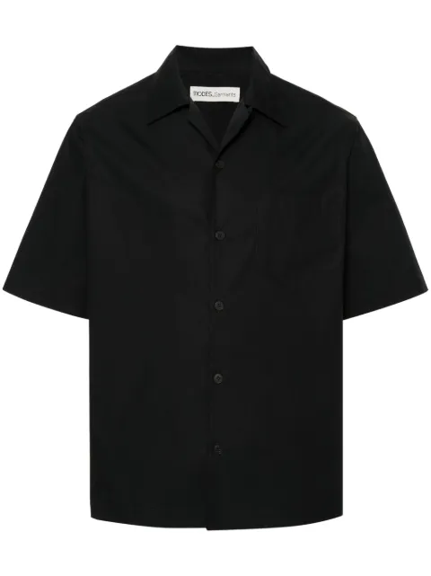 MODES GARMENTS short-sleeve poplin shirt Black MGMSHIRT2