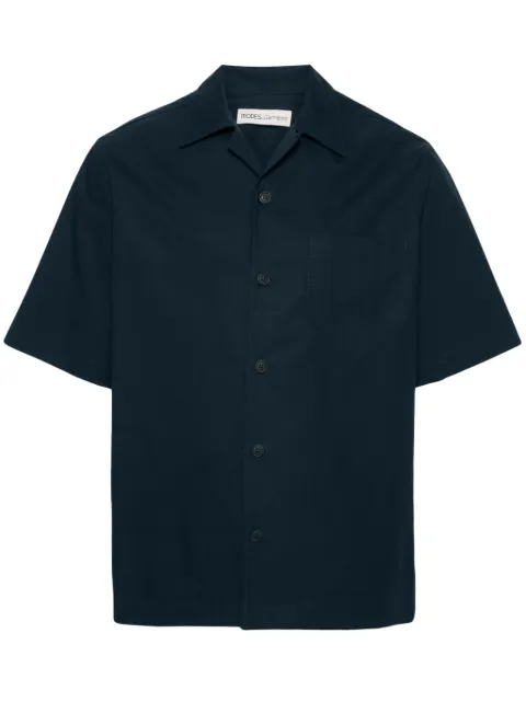 MODES GARMENTS short-sleeve poplin shirt Blue MGMSHIRT2
