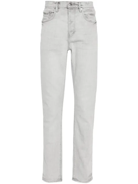 Purple Brand mid-rise straight-leg jeans Grey P005SSLG324