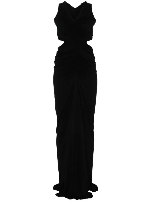 Rick Owens Lilies Poppy gown dress Black LI02D5500RV