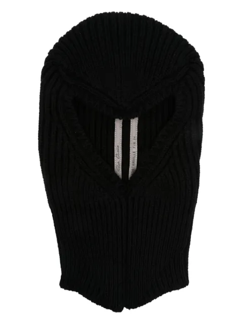 Rick Owens Skull balaclava Black RR02D6490WSBR