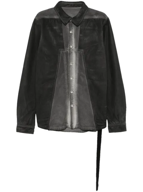Rick Owens DRKSHDW Splintered shirt Grey DU02D2298DSLV