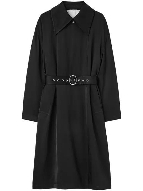 Jil Sander belted trench coat Black J04AH0104J65112