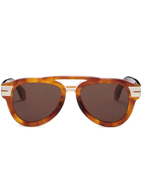 Palm Angels Eyewear Paradise sunglasses Brown PERI100F24PLA0012464
