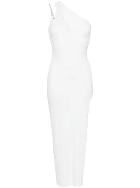 NISSA one-shoulder crepe gown White RS15533WHITE