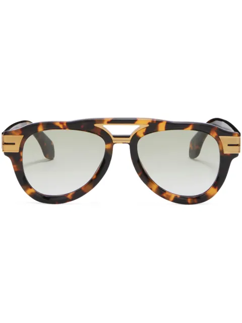 Palm Angels Eyewear Paradise sunglasses Brown PERI100F24PLA0016054