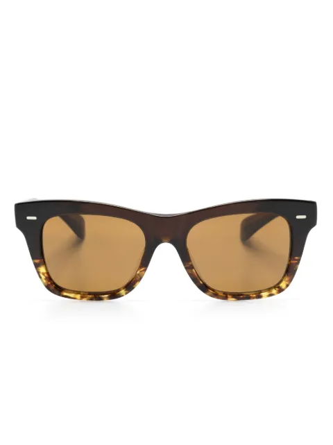 Oliver Peoples Ms. Oliver tortoiseshell-effect square-frame sunglasses Brown OV5542SU175653