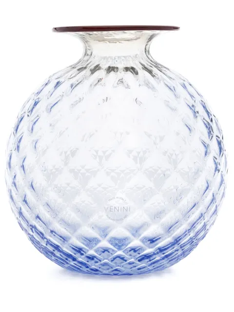 Venini Monofiori Balloton Murano-glass vase (14cm) Blue FO310016000F0AO