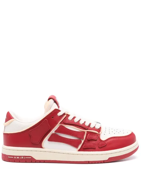 AMIRI Collegiate Skel panelled sneakers Red AMFOSR1030