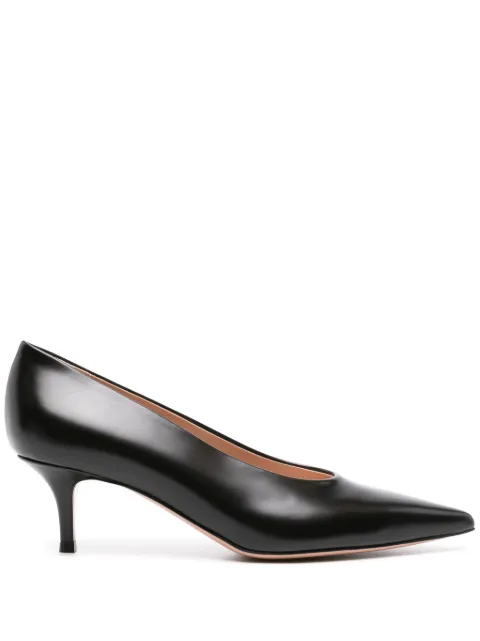Gianvito Rossi 55mm Robbie leather pumps Black G2227355RICTOK