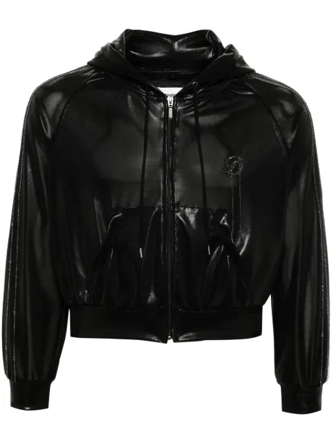 Doublet foiled hoodie Black 24SS04CS302